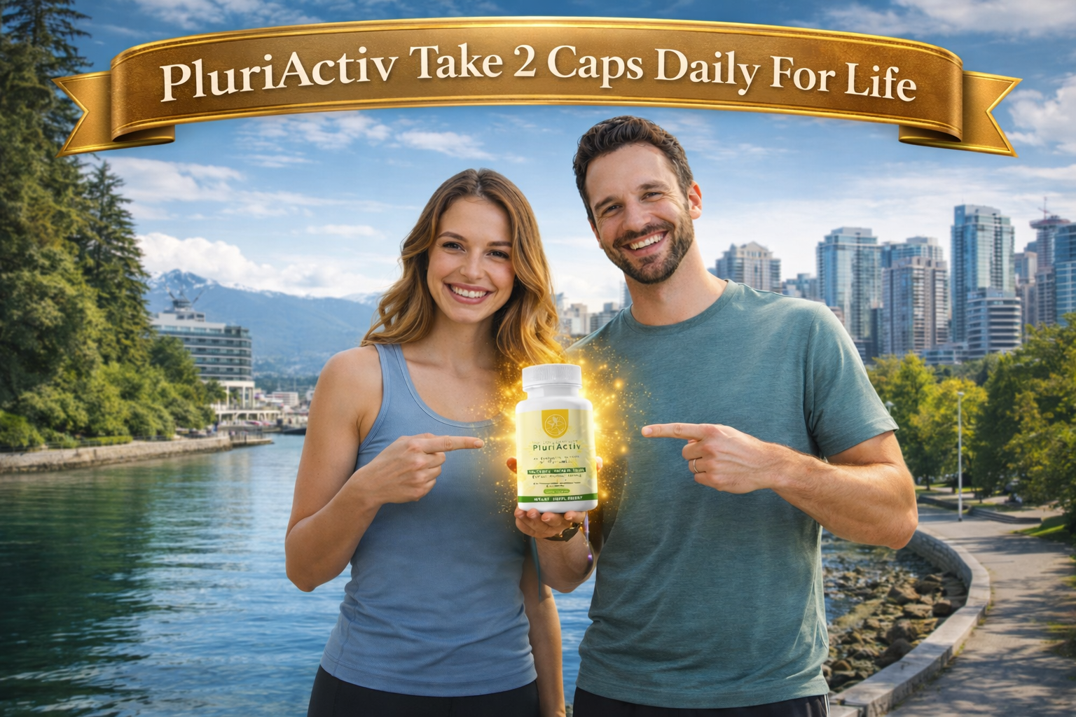 Morning and evening dosage routine with woman